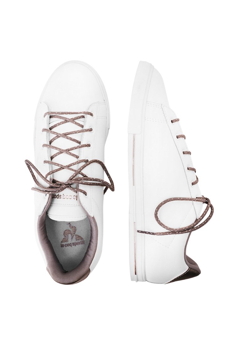 le coq sportif agate metallic blanche
