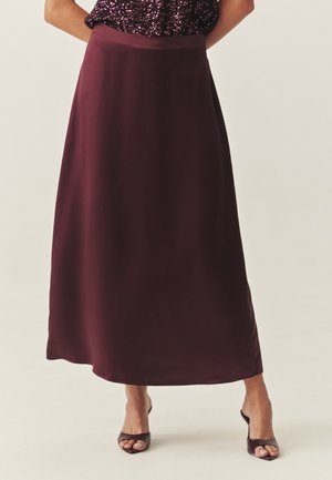 sukňa v tvare A - maroon bordo