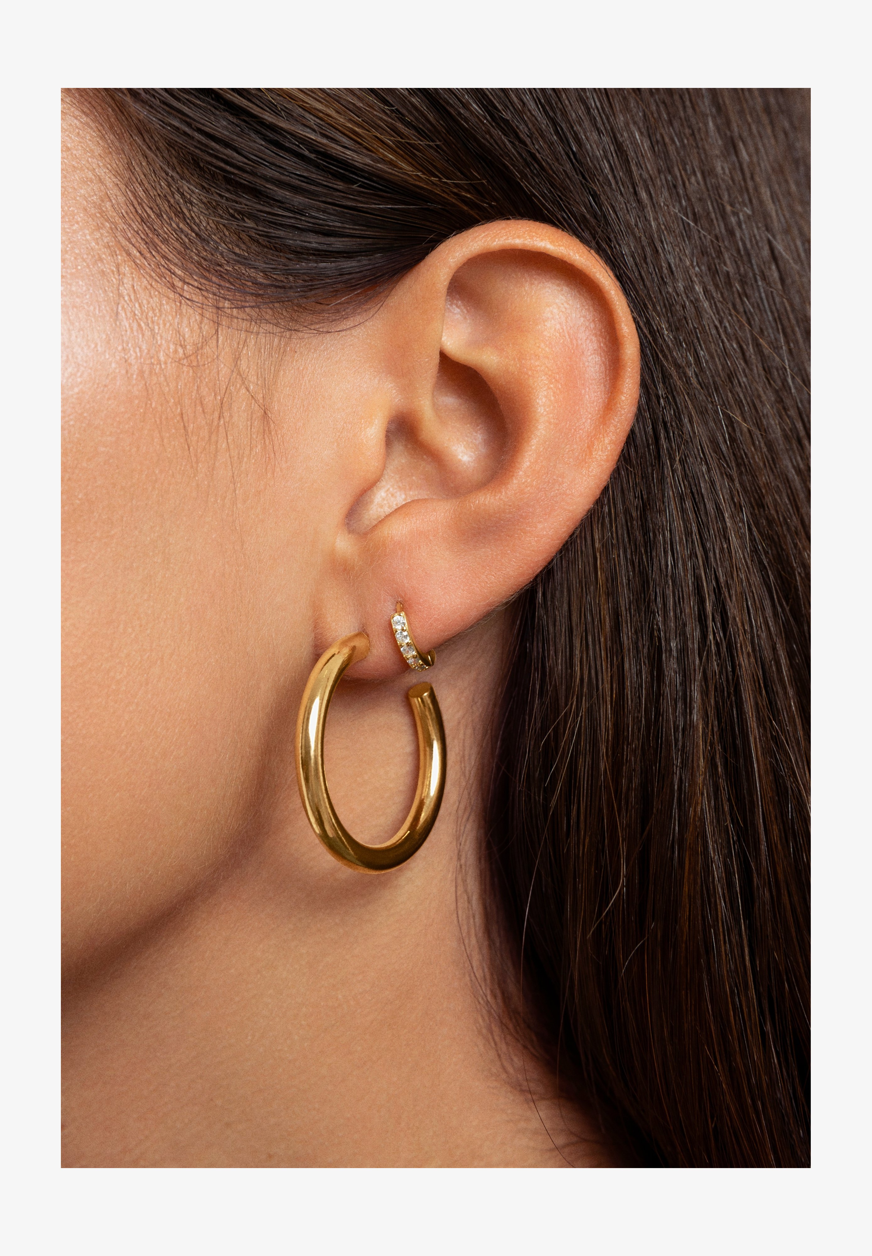 SINGULARU Orecchino Singolo Mini Zampa – Argento Sterling 925 Placcato Oro 18kt O Rodio, Chiusura A Vite, Gioiello Donna