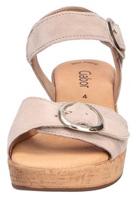 Gabor FASHION - Sandalen met plateauzool - desert
