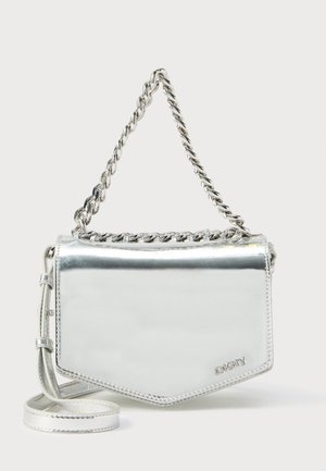 RIONA FLAP CROSSBODY - Ručna torba - silver-coloured