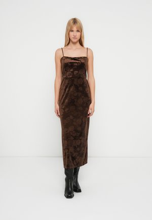 COLUMN MAXI DRESS - Robe de soirée - brown
