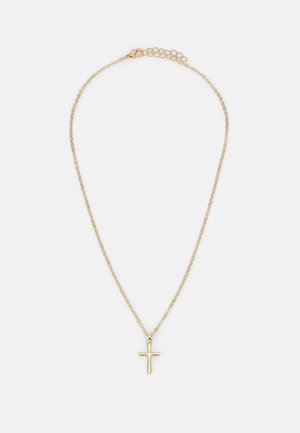 ONSCOLT CROSS NECKLACE UNISEX - Necklace - gold-coloured