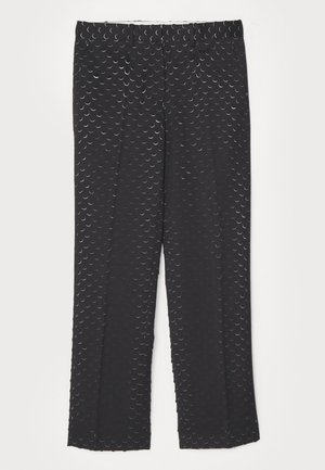 CAR TROUSER - Housut - black