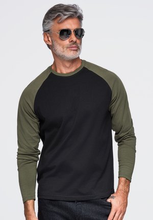 Ombre, LONGSLEEVE OM-LSCL-0141 - T-shirt à manches longues - olive-green