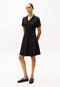 Tommy Hilfiger OPEN DRESS - Day dress - black