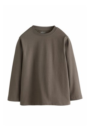 Next, REGULAR FIT - COSY LONG SLEEVE T-SHIRT - Long sleeved top - mink brown
