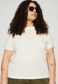 Tommy Hilfiger Curve 1985 MINI CORP - T-Shirt basic - ecru