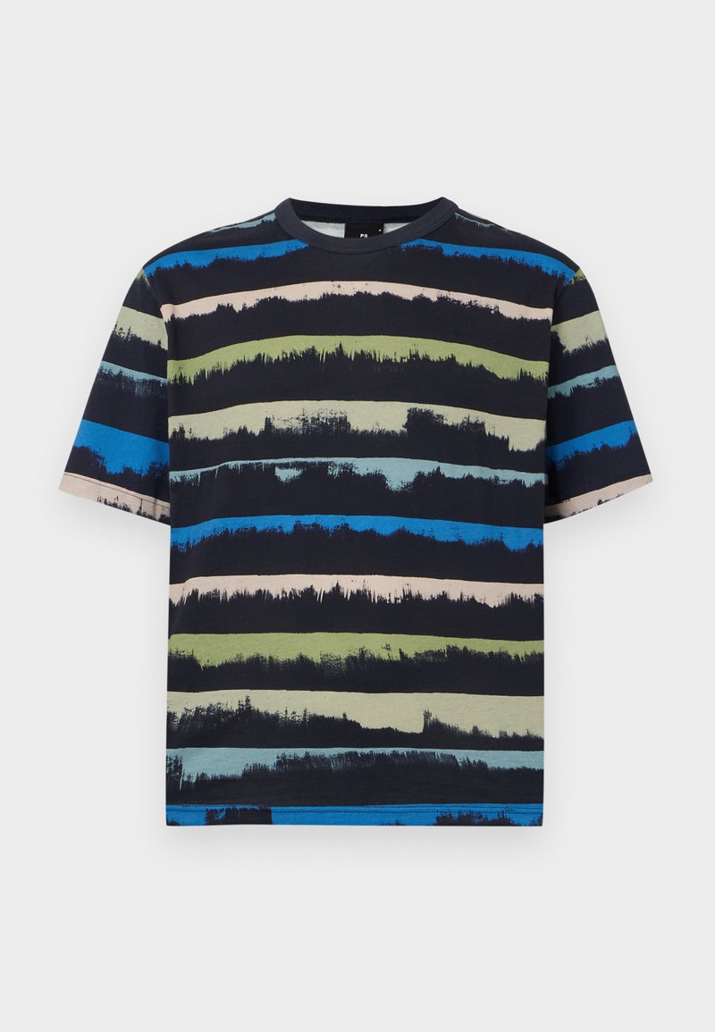 PS Paul Smith T-shirt print donkerblauw