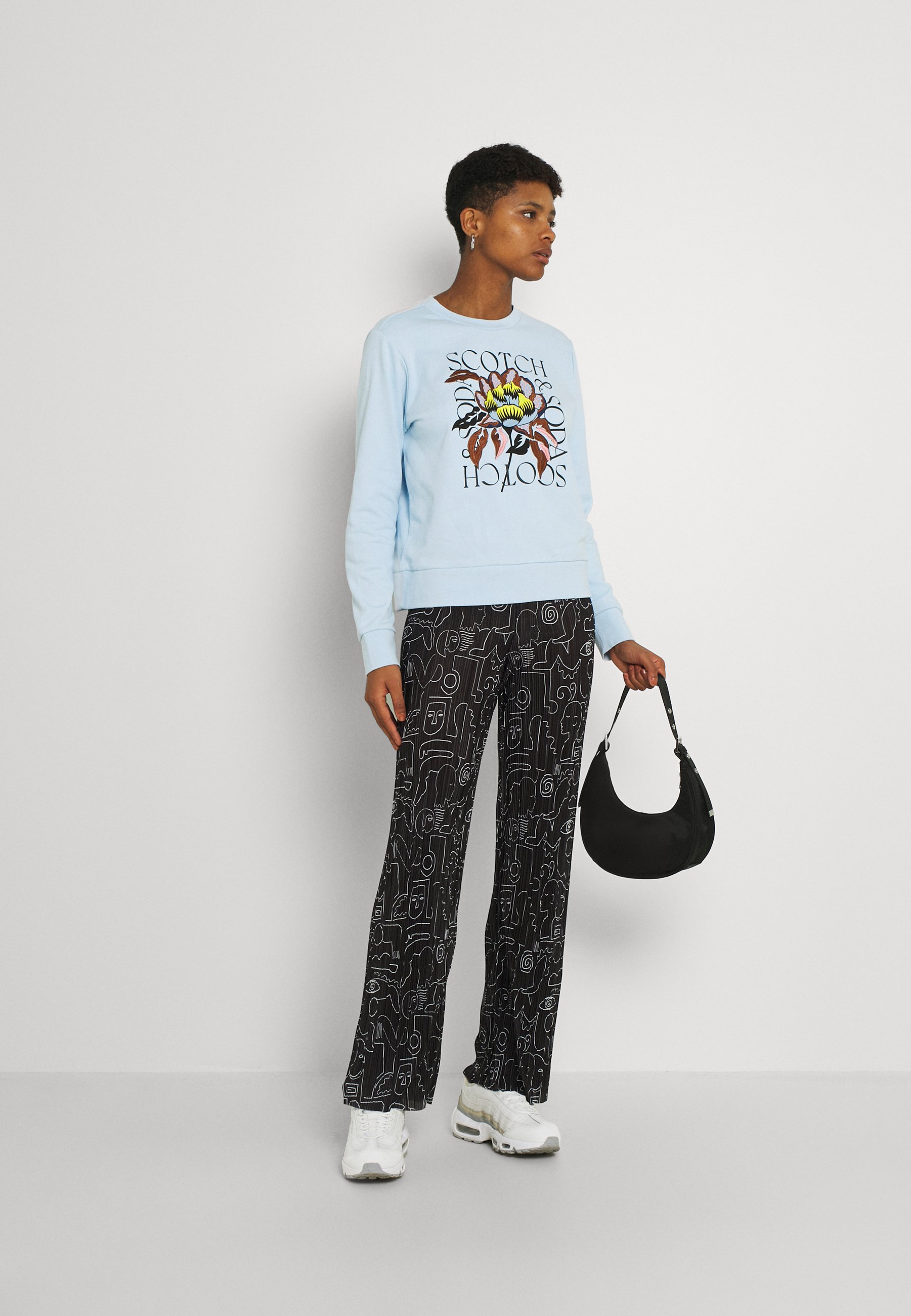 Monki Trousers - black - Zalando.co.uk