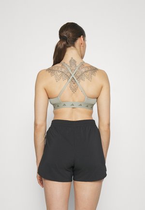 adidas Performance Sport-BH mit leichter Stützkraft - silver pebble