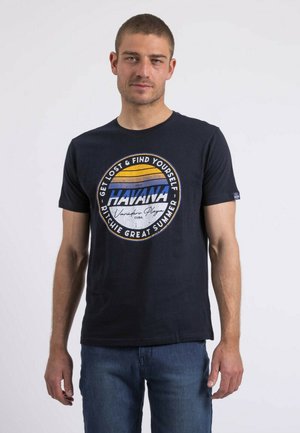 T-shirt imprimé - bleu marine