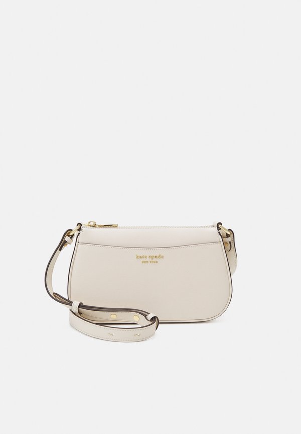 BLEECKER SAFFIANO SMALL CROSSBODY - Cross body bag - parchment4