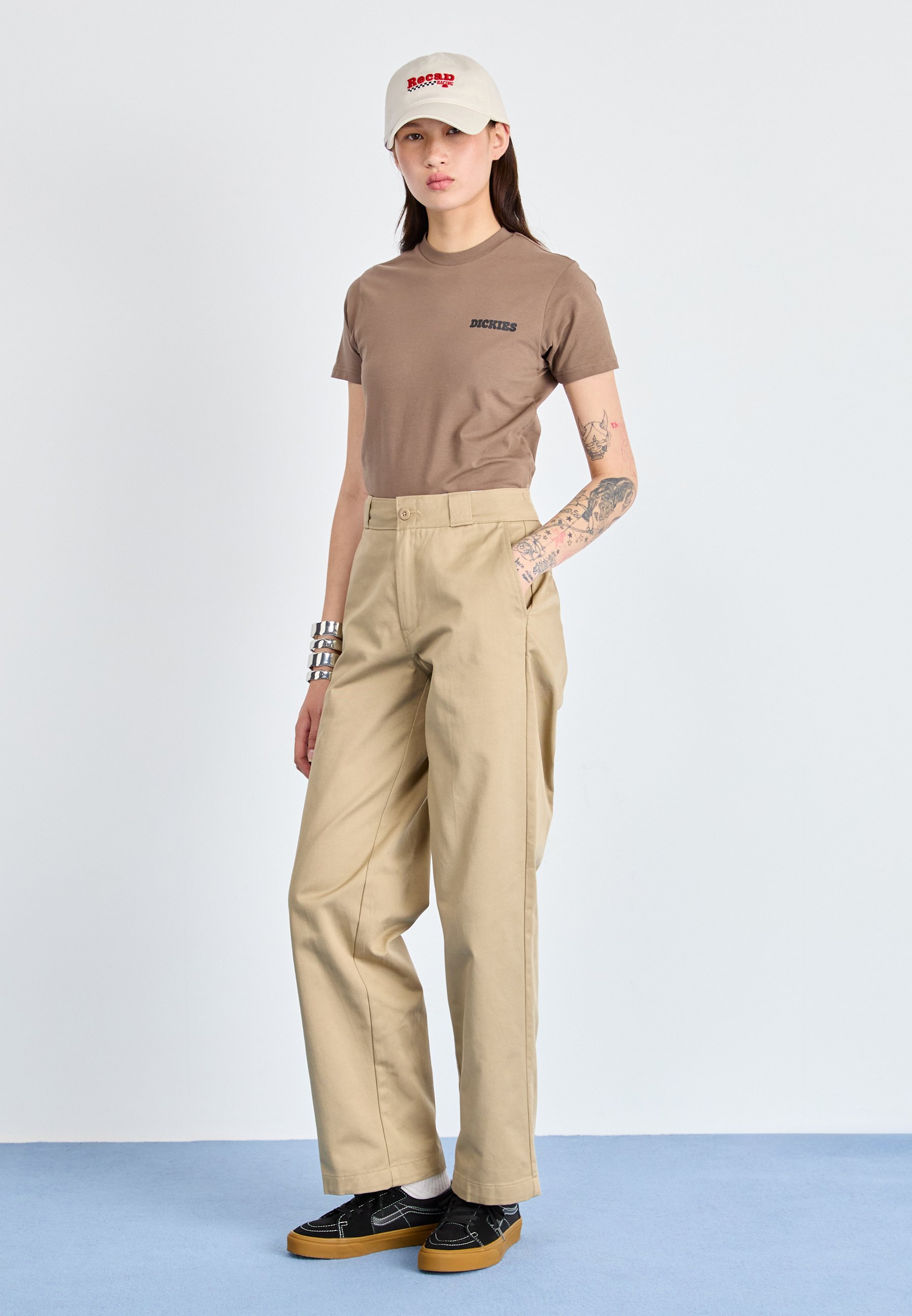 Dickies MEADOWS TEE - Print T-shirt - mushroom/brown - Zalando