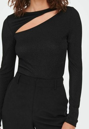 Langærmet T-shirt - anthracite