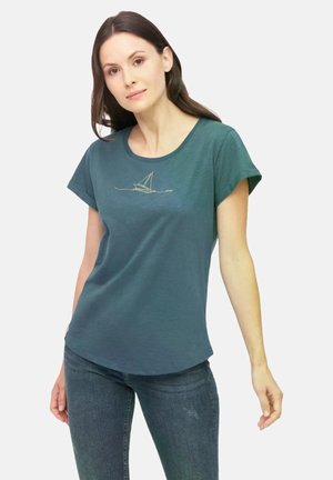 Print T-shirt - orion blue