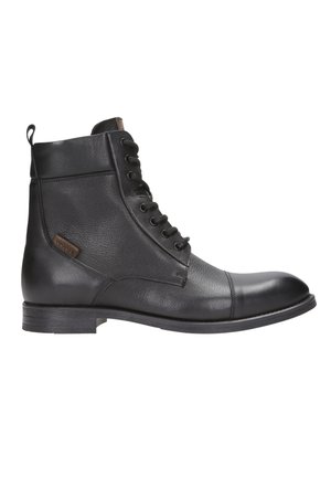 Schnürstiefelette - black