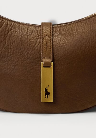 Polo Ralph Lauren POLO ID LEATHER MINI SHOULDER BAG - Torbica - brown