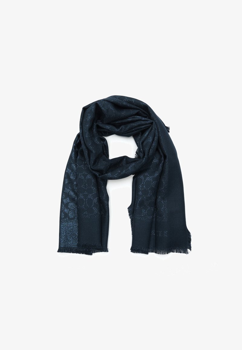 COACH SIGNATURE OBLONG - Sjal / Tørklæder - medium blue