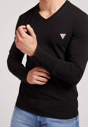 Long sleeved top - black