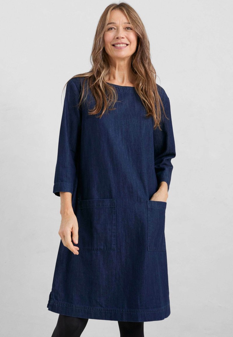 Seasalt Cornwall KILLICK Denim dress dark indigo wash/blue Zalando.de