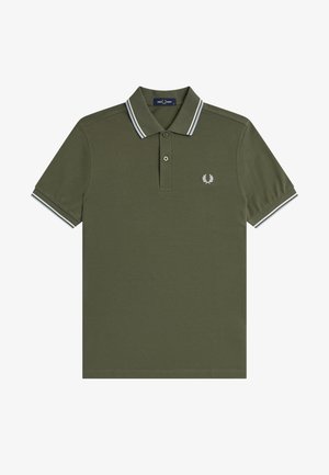 Fred Perry, Poloshirt - laurel wreath green/ecru/dusky blue