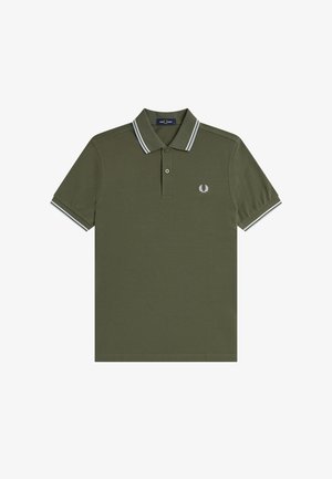 Fred Perry, Poloshirt - laurel wreath green/ecru/dusky blue