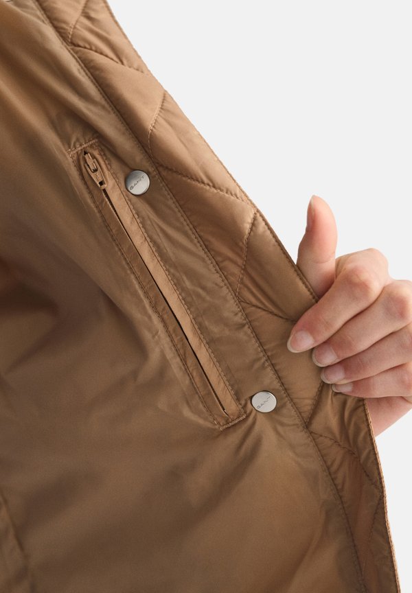 Down jacket - warm khaki4