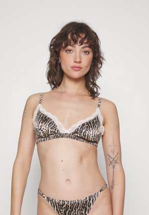 Monki Τριγωνικό σουτιέν - leopard