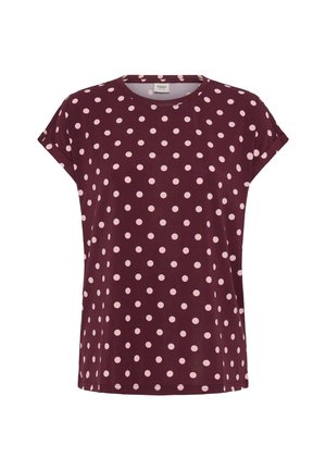 Fransa, FRSEEN TEE 1 EXT - T-shirt imprimé - port royale silver pink dotty