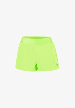 BIDI BADU, SHORTS 2IN1SHORTS W - 2-in-1 Shorts - neon lime logo/white
