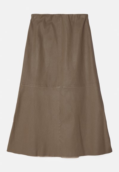 By Malene Birger SIMOAS - Jupe en cuir - shitake