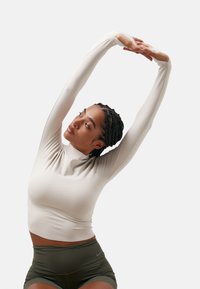 Nike Performance TIGHT FIT - Športové tričko - lt orewood/white