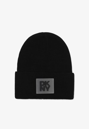 DKNY, BONNET EN TRICOT RÉVERSIBLE - Bonnet - black