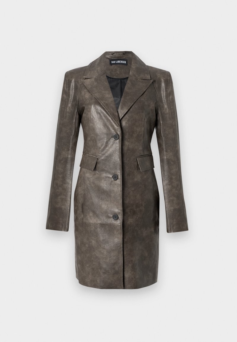 Han Kjøbenhavn Imitatieleren jas bruin Han Kjøbenhavn Imitatieleren jas bruin