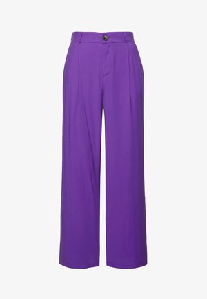 Studio Untold, HIGH WAISTED ELASTIC WAIST PANTS - Pantalon classique - dark purple