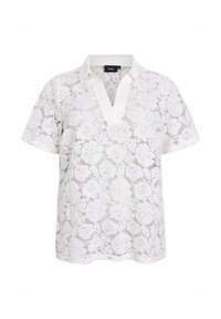 MIT KRAGEN UND V-AUSSCHNITT - Blouse - cloud dancer