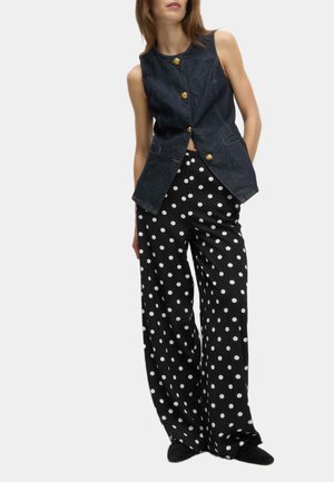 Marks & Spencer WIDE - Pantalones - black mix