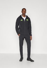 adidas Performance REAL MADRID VISTECH - Club wear - black/lucid lemon