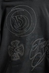 FAVELA ABSTRACT HOODIE UNISEX - Felpa con cappuccio - stone