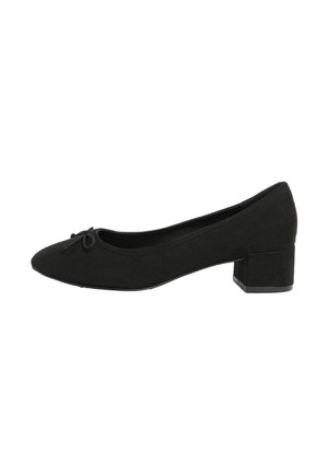 REGULAR FIT - LOW BLOCK HEEL COURT - Klasiski papēži - black
