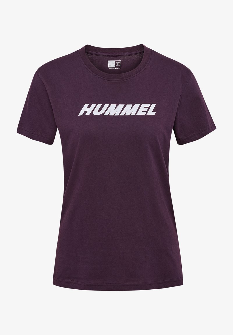 Hummel TEE - Camiseta estampada - plum perfect