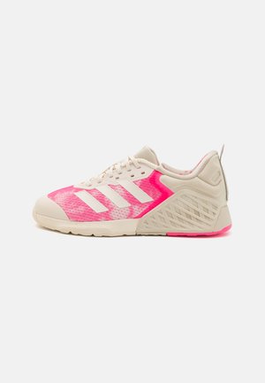 DROPSET 3 - Zapatillas de entrenamiento - chalk white/chalk white/lucid pink