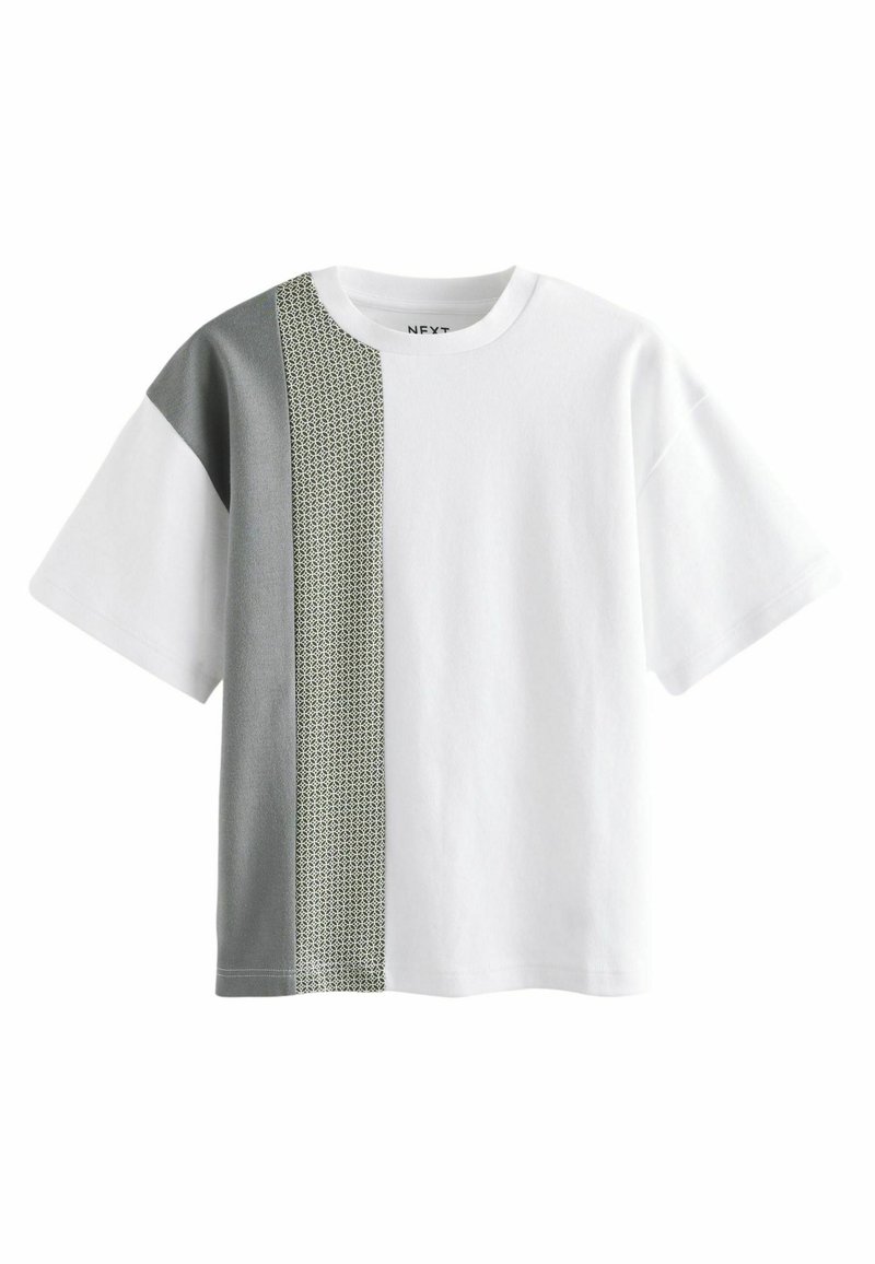 Next - SHORT SLEEVE  REGULAR FIT - T-shirt med print - cream grey, Förstora