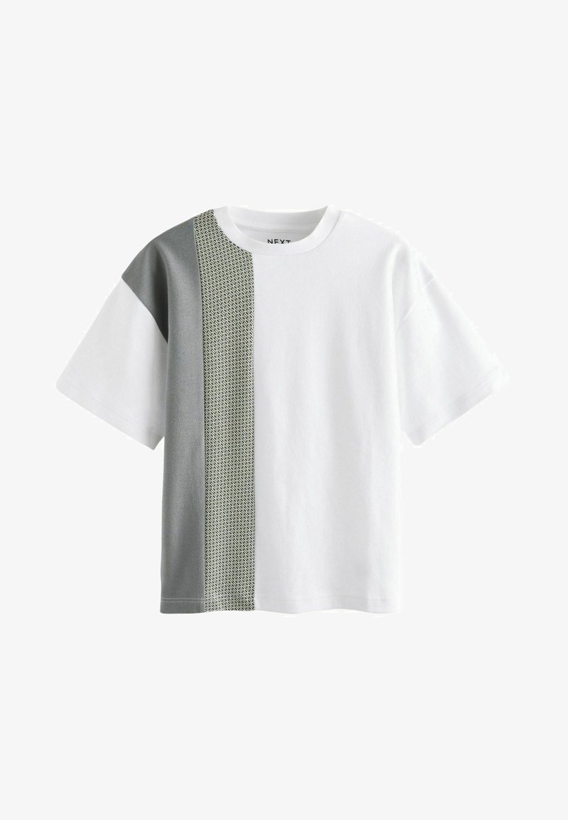 Next SHORT SLEEVE REGULAR FIT - T-shirts print - cream grey