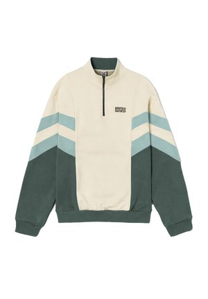 Kaotiko CLARK UNISEX  - Collegepaita - bone/green