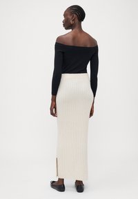 ONLY Tall ONLJEANETT LIFE LONG SKIRT  - Maxiskjørt - birch melange