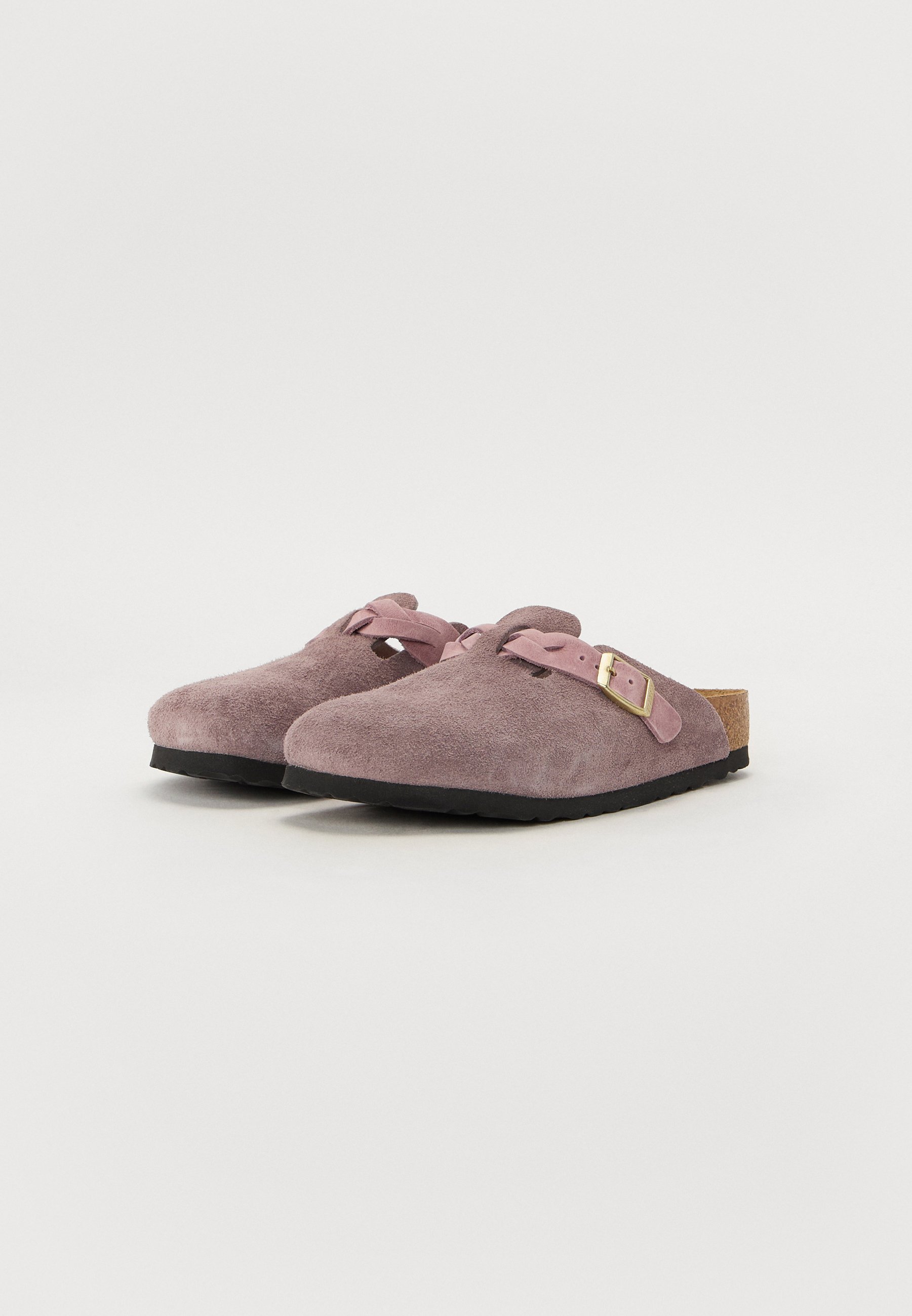 Birkenstock BOSTON BRAIDED LEOI/LEVE REGULAR - Papuci - faded