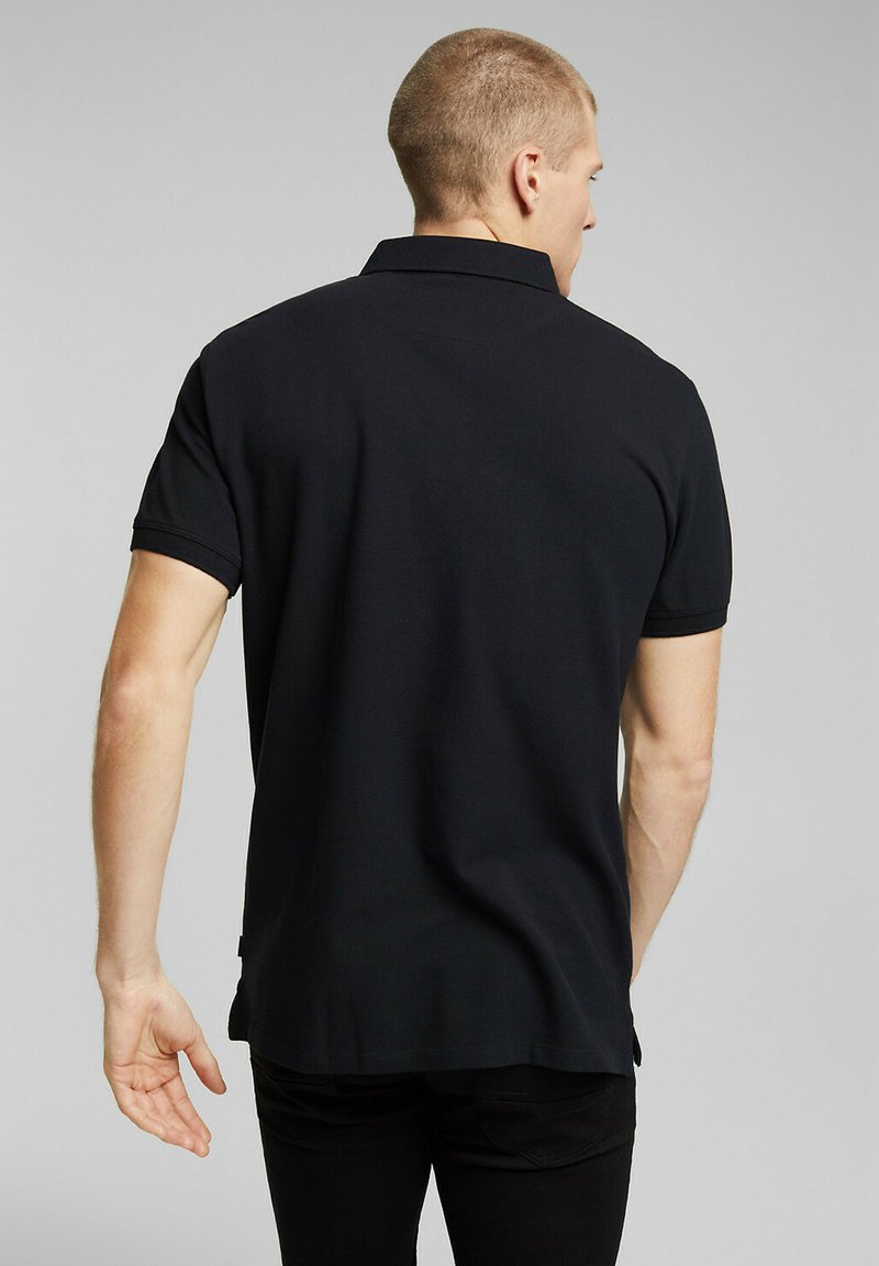 Herren T-Shirts basic | Esprit Poloshirt black/schwarz - RU75706 Herren T-Shirts basic | Esprit Poloshirt black/schwarz - RU75706