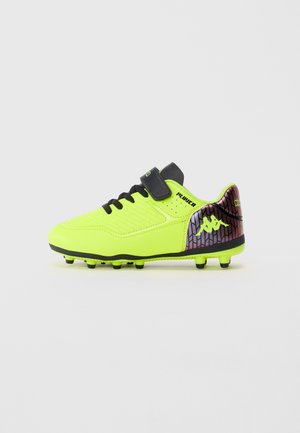 KOMBAT PLAYER UNISEX - Kopačky na pevný povrch - neon yellow/black